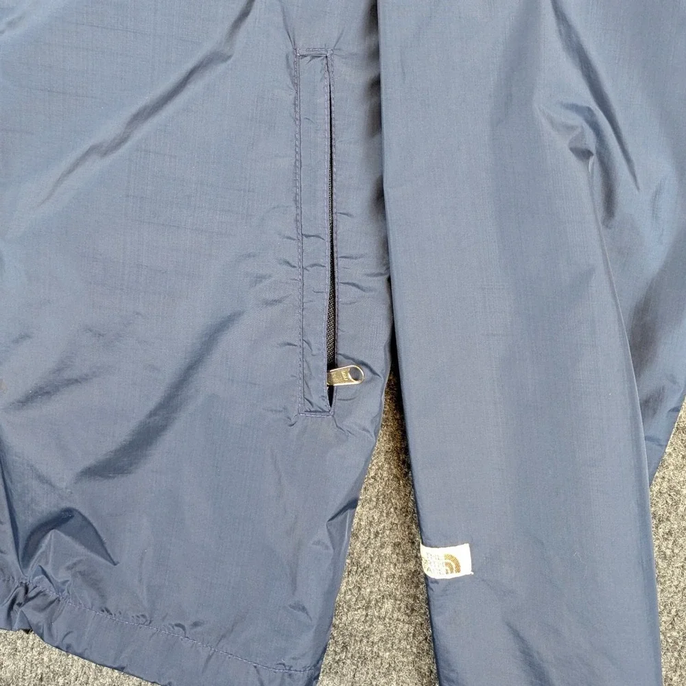 Vintage The North Face Gore-Tex Rain Jacket Mens Medium Blue Hooded Made in USA